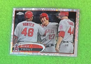 Mike Trout 2012 Topps Chrome 144 X-Fractor - Picture 1 of 2