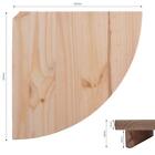 Natural Wooden Corner Shelf / 3 Sizes / Pine Floating Wall Display Shelves DIY