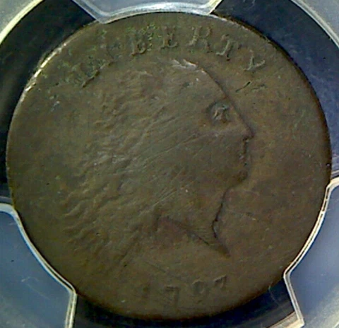 1793 Chain Cent-AMERICA- PCGS VF Details! Fantastic Type Coin! Cover