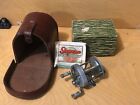 Vintage Pflueger Supreme 1573 Fishing Reel wh Leather Case EX Condition