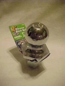Reese 70222 - 2" Chrome Hitch Ball 6000 lb Capacity NEW - Picture 1 of 6