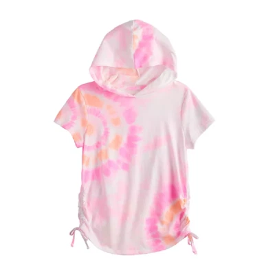 Niñas SO® Talla XXS 4-5 Rosa Sudadera con Capucha Tie Dye Camiseta Venta al por menor $24.00 Foto 1 de 4