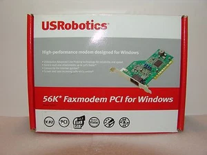 USROBOTICS, USR5699B, INTERNAL FAX MODEM 56KBPS PCI - Picture 1 of 7
