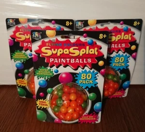 Bolas de pintura SupaSplat 240 (paquete de 3x80) para Triggasplat, paintballSplat + soplado - Imagen 1 de 9