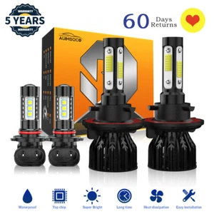 Parts accessories For Ford F 150 2004-2014 LED Headlight Hi/Lo+Fog Light Bulbs - Picture 1 of 24