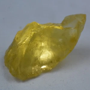 Raw Rough 60.65 Ct Natural Uncut Lemon Topaz CERTIFIED Loose Gemstone - Picture 1 of 5