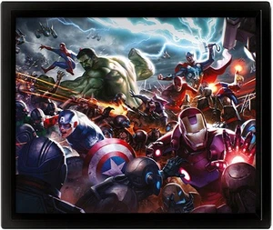 Quadro 3D Marvel Future Fight Heroes Assault - Photo 1/1
