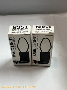 2 Pack Lightolier 8351 Basic Black Miniature Track Light Lamp Holder Accessory - Picture 1 of 2