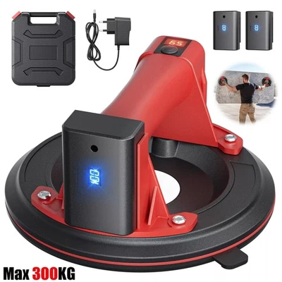 Elevador de vacío eléctrico de 8" Aspirador de vidrio con 2X azulejos Batería Ventosa 300KG - Imagen 1 de 4