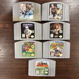 AUTHENTIC! Mario Kart 64 GAME ONLY NINTENDO 64 SUPER MARIO 64 OFF ROAD & MORE - Picture 1 of 16