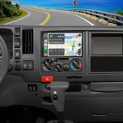 Para Camión Isuzu Serie N NNR NPR NPS NQR 2009-2020 Android Coche Radio CarPlay GPS Foto 1 de 4