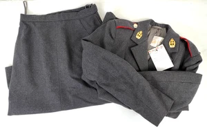 British Army Uniform, Grey, Skirt, Blazer, Hilliers Couture London, Women's UK S - Picture 1 of 8