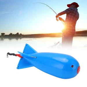 Fishing Rocket-Feeder Spod Bomb Float Lure Bait Holder Spomb Pellet - Picture 1 of 12