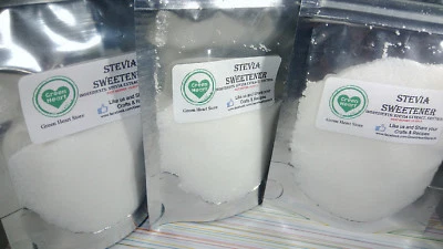 GREENHEART Stevia Sweetener Crystals Stewia Sugar Herb Natural Dietary Weight - Best Price