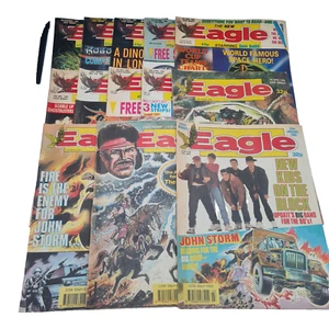 Eagle UK Comic Bundle 1990 x13 Issues New Eagle Dan Dare - Imagen 1 de 6