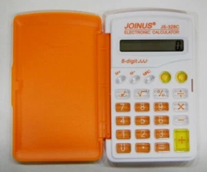 JOINUS RECHNER ELEKTRONISCH MIT HÜLLE 10 ZIFFER SCHULE MATHEMATIK PRÜFUNGEN BÜRO