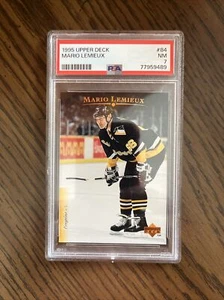 1995 Upper Deck # 84 Mario Lemieux PSA 7 POP 3 - Picture 1 of 2