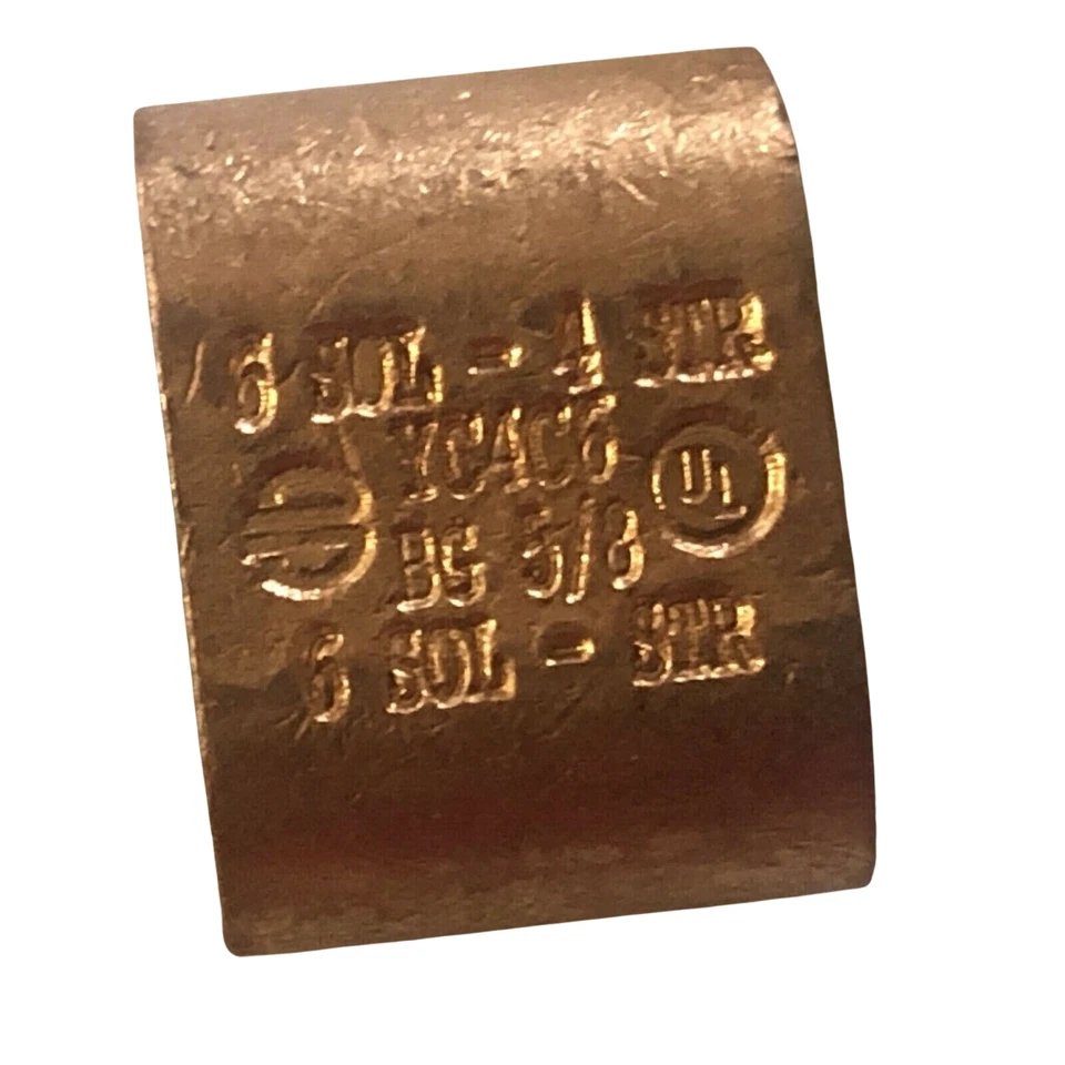 Burndy YC4C6 Copper Crimpit Connector Wire Range 6 Sol. - 4 Str. Run