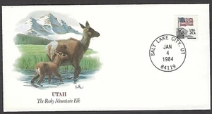 Fleetwood Cover - Baby Wildlife of the 50 States - Rocky Mountain Elk - Picture 1 of 2