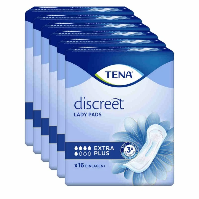 Tena Lady Extra Plus Inkontinenzeinlagen - 6 x 16 Stück (4649401) - Bild 1 von 1