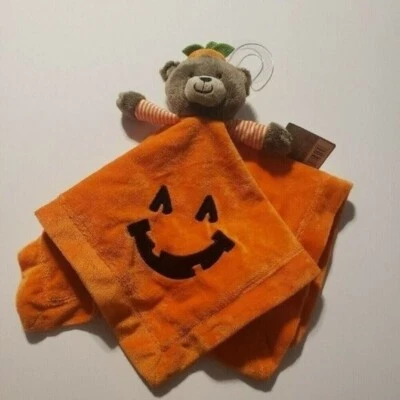 Carter's Halloween Bear Lovey Pumpkin toy New - Image 1 of 4
