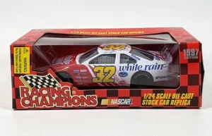 Racing Champions 1/24 Scale Diecast 1997 Edition #32 White Rain Dale Jarrett - Picture 1 of 7