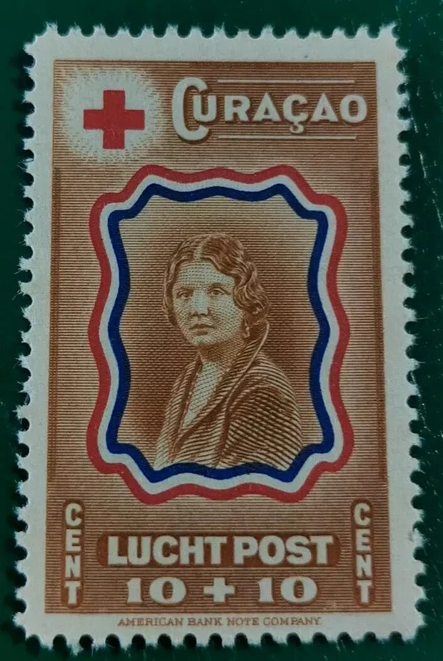 Curacao: 1944 Airmail 10+10 C. (Collectible Stamp). - Image 1 of 1