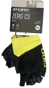 Giro Zero CS Cycling Gloves Black & Citron Yellow 2XL XL 11 XXL Retail 34.95