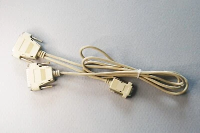 Druckerkabel 25 Pin Parallel Male auf 25 Pin Female plus 9 Pin Female, 180cm - Bild 1 von 3