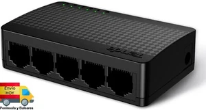 SWITCH HUB 5 PUERTOS RJ45 TENDA GIGABIT 1000Mbps ULTRA COMPACTO MINI - Imagen 1 de 3