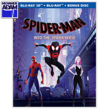 SPIDER-MAN: INTO THE SPIDER-VERSE 3D + 2D + BONUS + SLIPCOVER (REGION FREE)