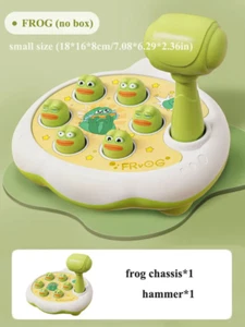 Montessori Baby Toy Hammer Puzzle Duck Frog Pig Educational Early Learning Game - Picture 1 of 15