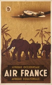 GUERRA - AFRICA OCCIDENTALE AIR FRANCE AFRICA EQUATORIALE - 1948 - Foto 1 di 1