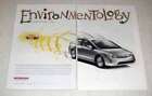 2006 2-page Honda Civic Hybrid Car Ad - Environmentology