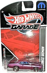 Hot Wheels 2011 Mopar Garage Series '71 Dodge Demon 1971 Red 9/15 in Protector - Picture 1 of 4