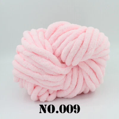 Thick Chenille Chunky Yarn Super Soft Bulky Knitting Wool Roving Crocheting DIY - Image 1 of 4