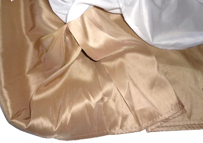 FALDA CAMA CROSCILL CÁLIDA ANTIGUA DORADA POLIÉSTER (1) KING 15" SPLIT Foto 1 de 4