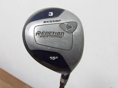 Dunlop Reaction 15* 3 Wood Stiff Mid-Firm Flex Graphite Very Nice!! - Image 1 of 4