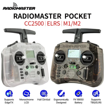 RADIOMASTER Pocket Hall Gimbal RC Sender ELRS/CC2500 Fernbedienung EdgeTX 2.4G - Bild 1 von 4