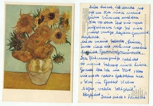03175 - Vincent van Gogh: Sonnenblumen - alte Ansichtskarte - Bild 1 von 1