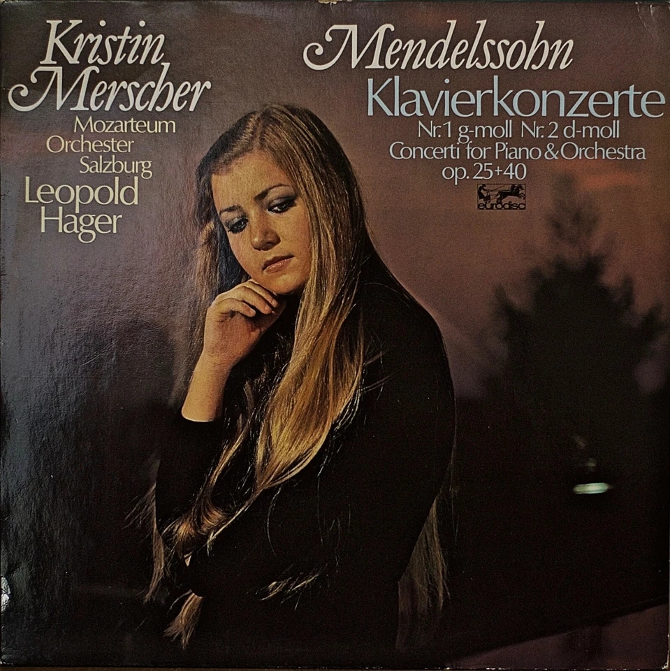 MENDELSSOHN: Piano Concerti No. 1 & 2-M1978LP QUAD GERMAN IMP KRISTIN MERSCHER - Image 1 of 1