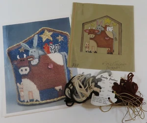 HANDPAINTED NEEDLEPOINT- Nativity Animals by Sandy Jenkins (82) - Picture 1 of 1