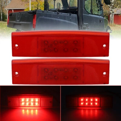 2411450 2x UTV Rear Stop Tail Light for Polaris Ranger 400/500/570/800 2011-2017 - Image 1 of 4