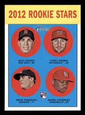 2012 Topps Heritage Baseball #1-425 (Base) Card Singles Stars/RC/HOF (You Pick) 