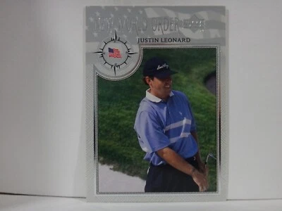 2002 Upper Deck New World Order Silver Justin Leonard #80 - Image 1 of 2