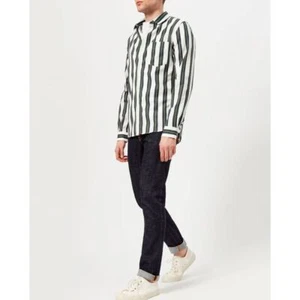 A.P.C. Men's Chemise Alexis Long Sleeve Stripe Shirt - Picture 1 of 7