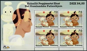 GROENLANDIA. 2023. 80 Kr. Hogar del Paciente, Hoja Souvenir, MNH (BL145) - Imagen 1 de 1