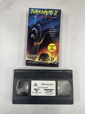 Pumpkinhead II: Blood Wings & Army Of One SPECIAL DOUBLE SCREENER! RARE!! - Image 1 of 4