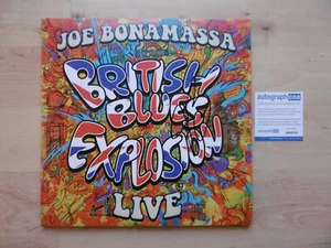 Joe Bonamassa Autogramm signed LP-Cover British Blues Explosion Live Vinyl ACOA - Picture 1 of 3