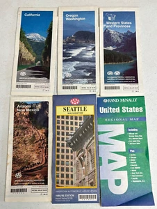 WEST COAST U.S. MISCELLANEOUS MAPS-6 total maps - Picture 1 of 7